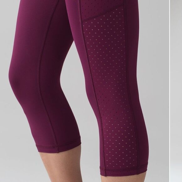 Lululemon Mind Over Miles Crop 17” Marvel Size 6 - Picture 7 of 7